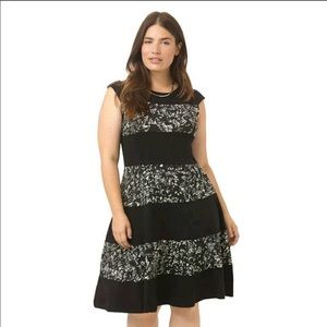 Effie’s Heart Pollack print dress 2X